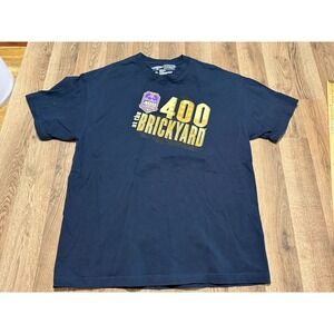 Indianapolis Speedway Shirts Men's Size Extra Large Black Short Sleeve Crew Neck
